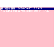 台北捷運黃線-Y20新北產業園區站汽車即時剩餘車位 cctv 監視器 即時交通資訊